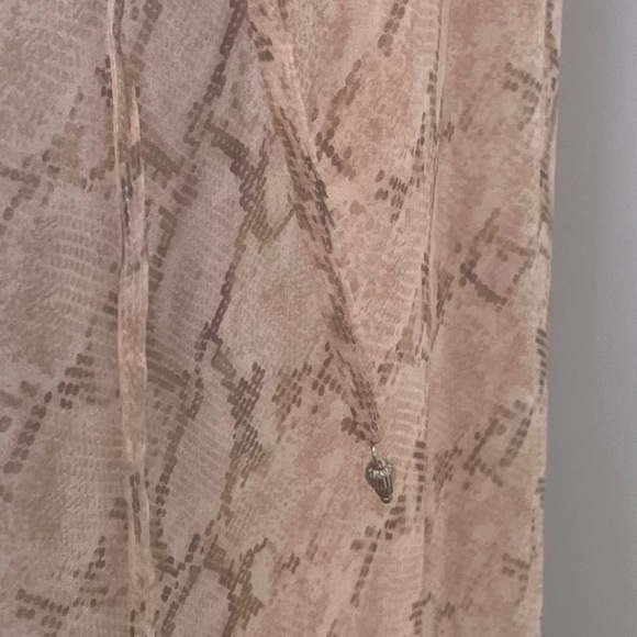 NWT Anthropologie V-Neck Flutter-Sleeve Dress size L - Picture 15 of 15